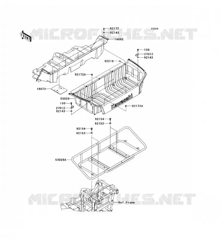 LUGGAGE (S) Kawasaki SSV 750 2013 TERYX 4 750 4X4 EPS  KRT750DDF