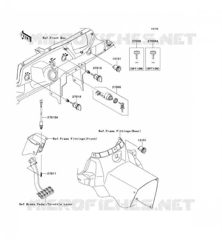 SWITCH Kawasaki SSV 800 2014 TERYX 4  KRT800CEF