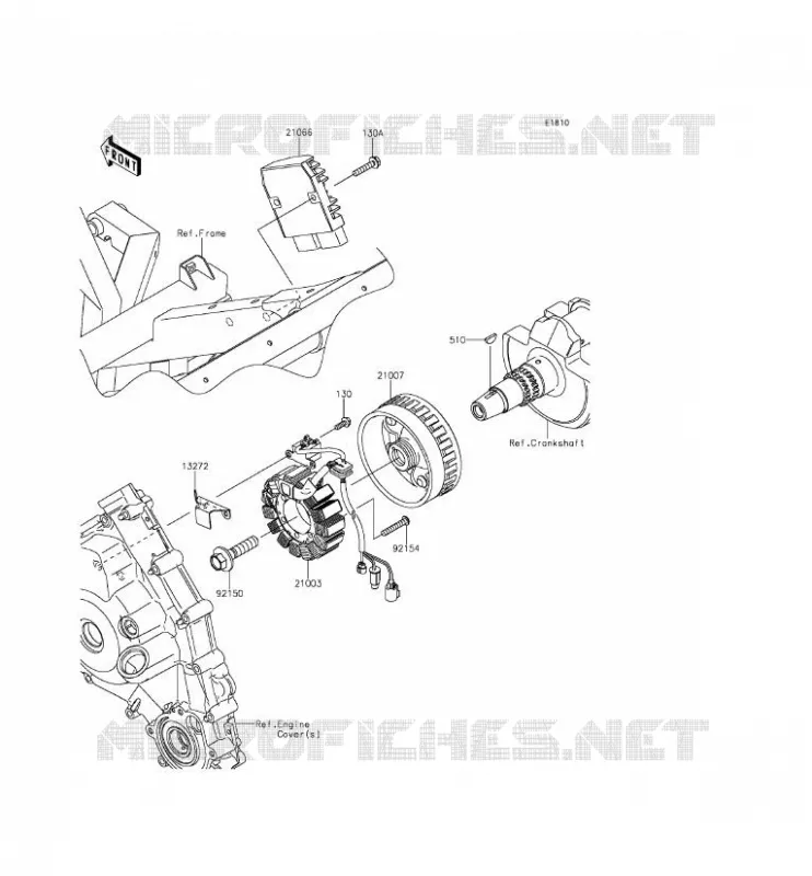 GENERATOR Kawasaki SSV 800 2015 TERYX 4  KRT800CFF