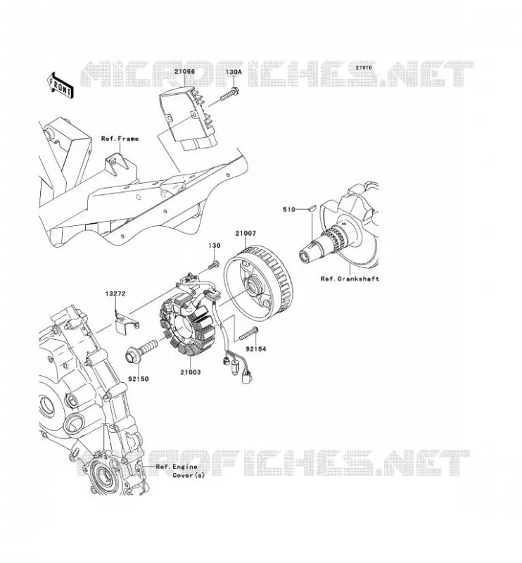 GENERATOR Kawasaki SSV 800 2014 TERYX 4  KRT800DEF