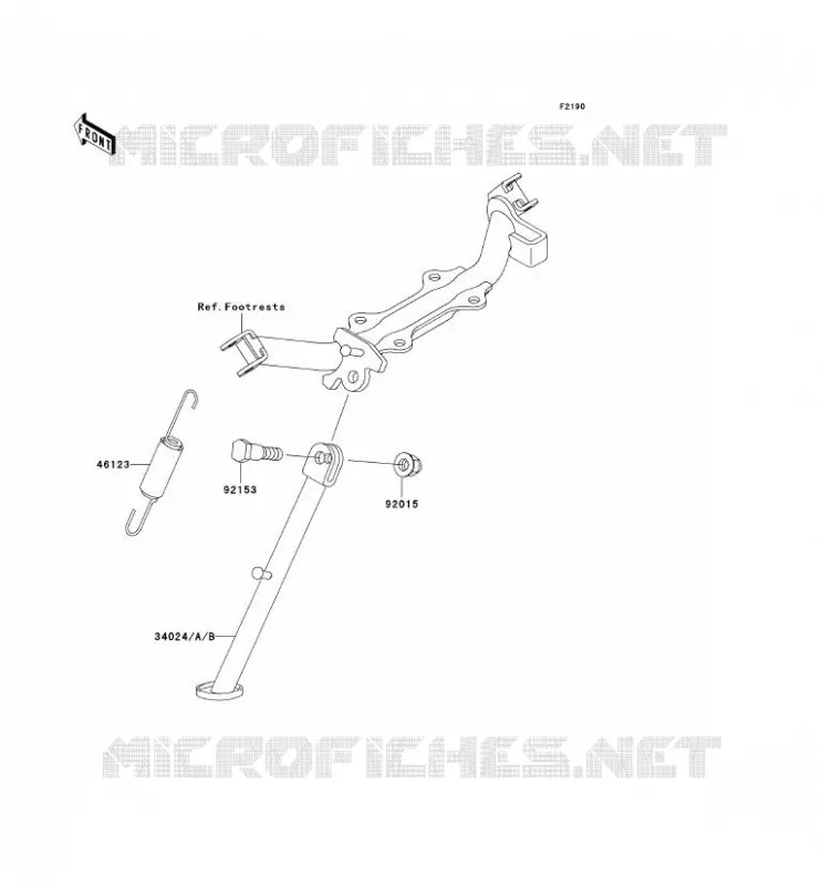 STAND Kawasaki TOUT-TERRAIN 110 2003 KLX110  KLX110-A2
