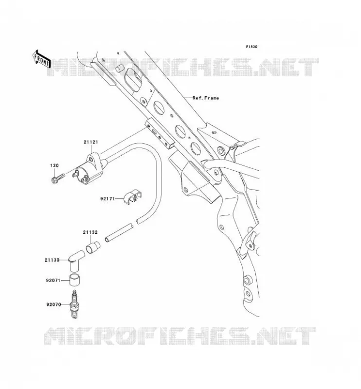 IGNITION SYSTEM Kawasaki TOUT-TERRAIN 110 2003 KLX110  KLX110-A2