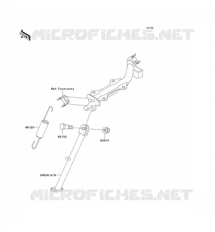 STAND Kawasaki TOUT-TERRAIN 110 2005 KLX110  KLX110-A4