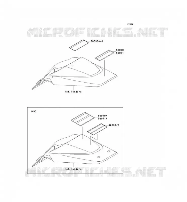 LABELS Kawasaki TOUT-TERRAIN 110 2006 KLX110  KLX110A6F