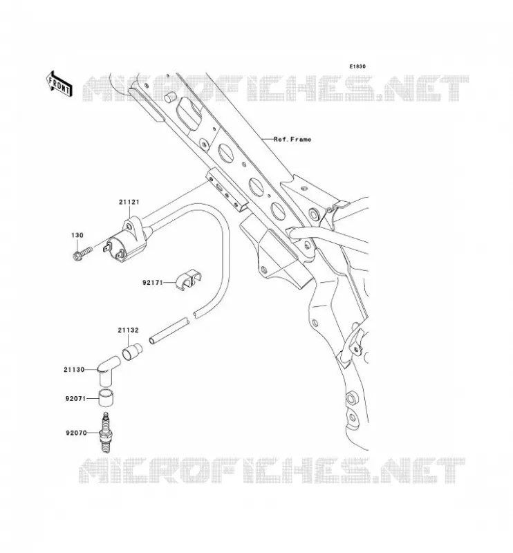 IGNITION SYSTEM Kawasaki TOUT-TERRAIN 110 2007 KLX110  KLX110A7F