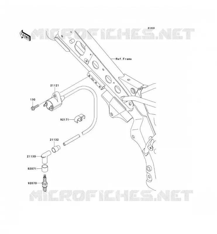 IGNITION SYSTEM Kawasaki TOUT-TERRAIN 110 2008 KLX110  KLX110A8F