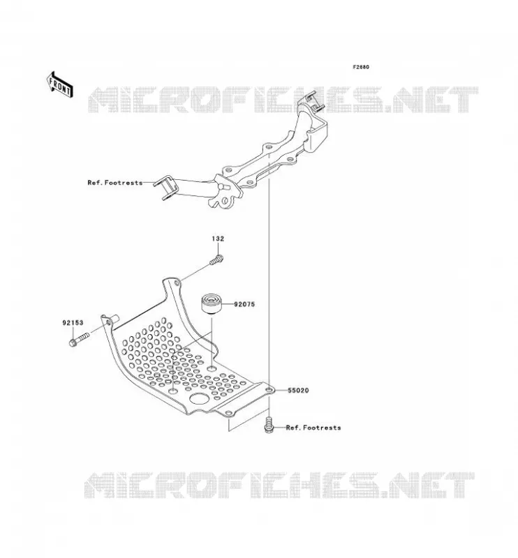 PROTECTION(S) Kawasaki TOUT-TERRAIN 110 2009 KLX110  KLX110A9F