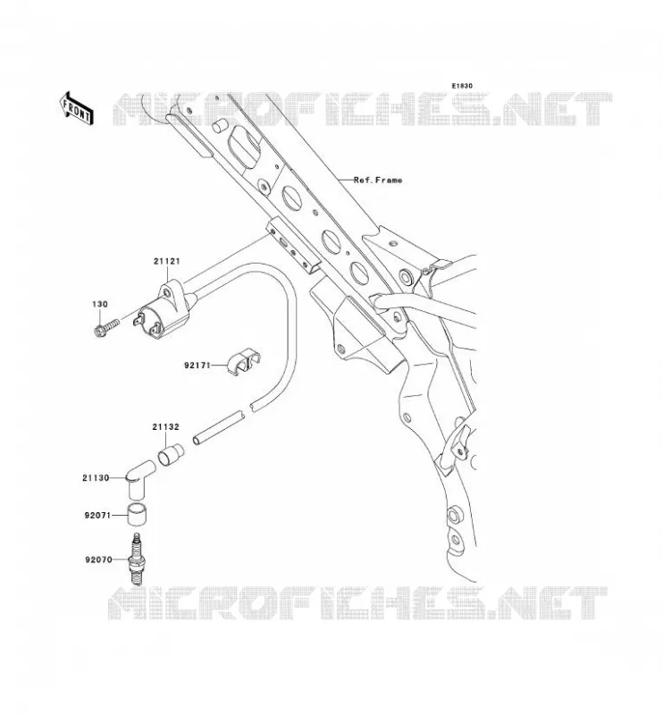 IGNITION SYSTEM Kawasaki TOUT-TERRAIN 110 2009 KLX110  KLX110A9F