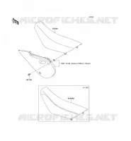 SEAT voor Kawasaki KLX110 2009