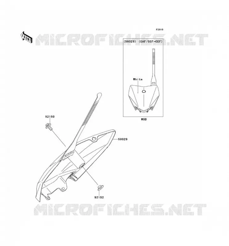 ACCESSORY Kawasaki TOUT-TERRAIN 110 2012 KLX110  KLX110CCF