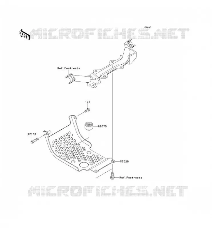 PROTECTION(S) Kawasaki TOUT-TERRAIN 110 2012 KLX110  KLX110CCF