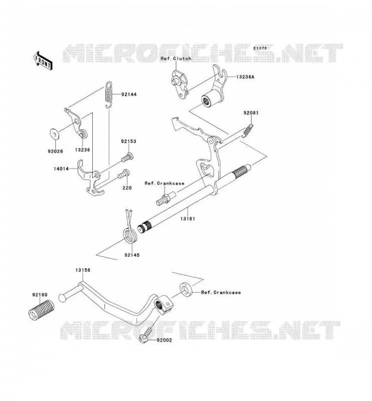 SHIFT Kawasaki TOUT-TERRAIN 110 2012 KLX110  KLX110CCF
