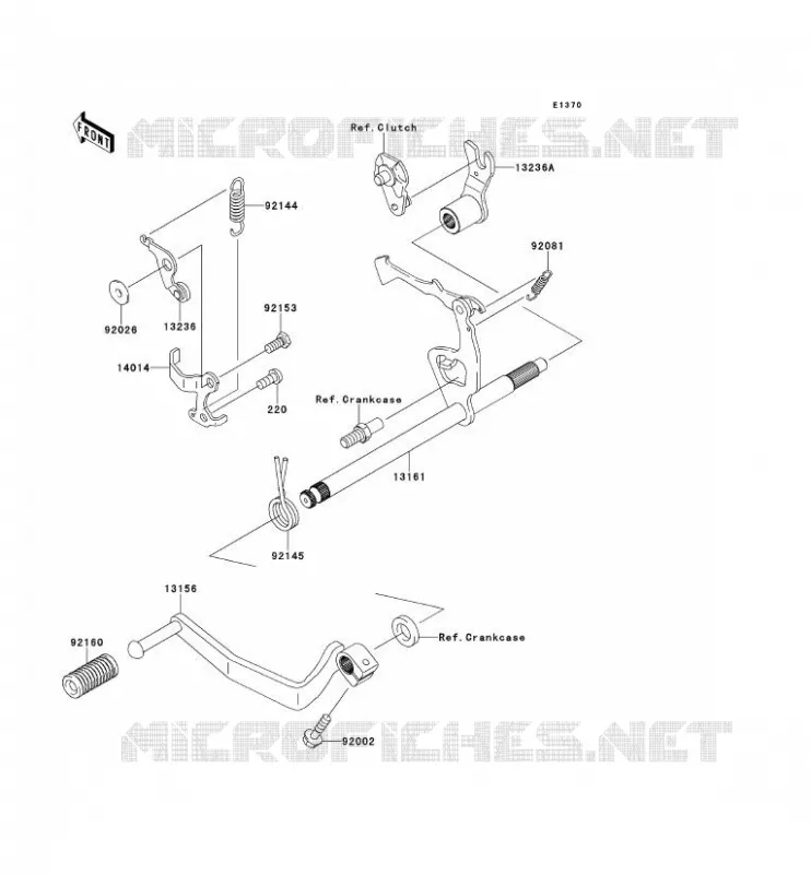 SHIFT Kawasaki TOUT-TERRAIN 110 2012 KLX110  KLX110CCF