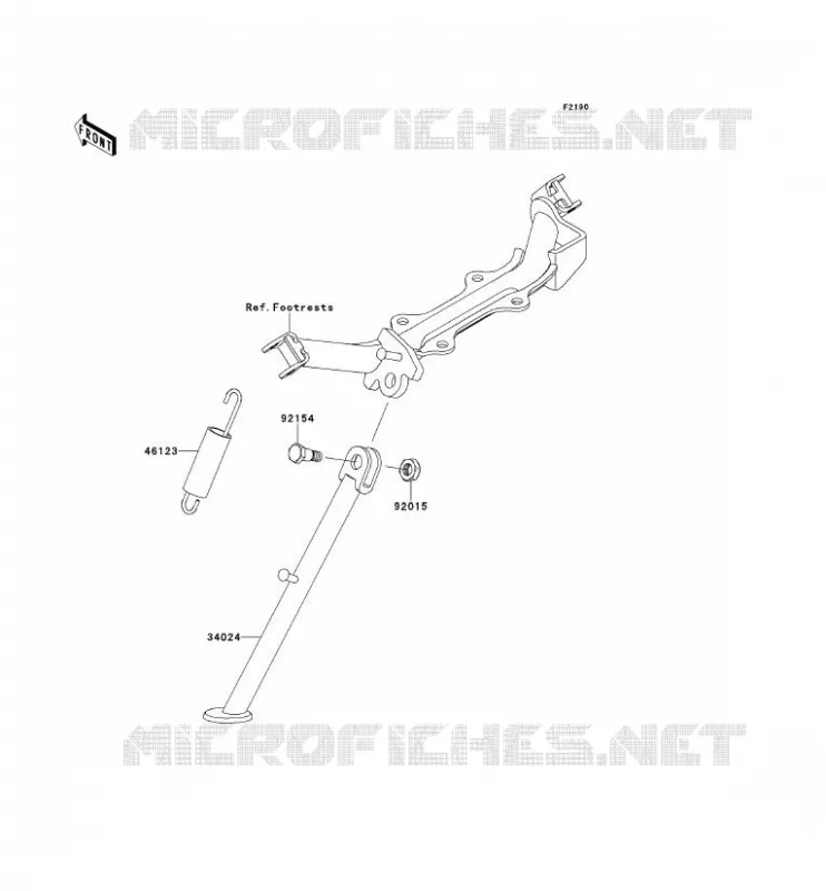 STAND Kawasaki TOUT-TERRAIN 110 2013 KLX110  KLX110CDF