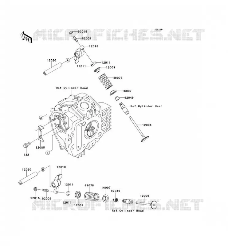 VALVE Kawasaki TOUT-TERRAIN 110 2014 KLX110  KLX110CEF