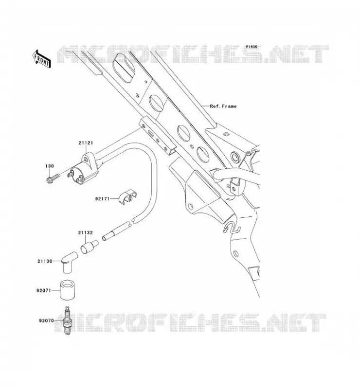 IGNITION SYSTEM Kawasaki TOUT-TERRAIN 110 2014 KLX110  KLX110CEF