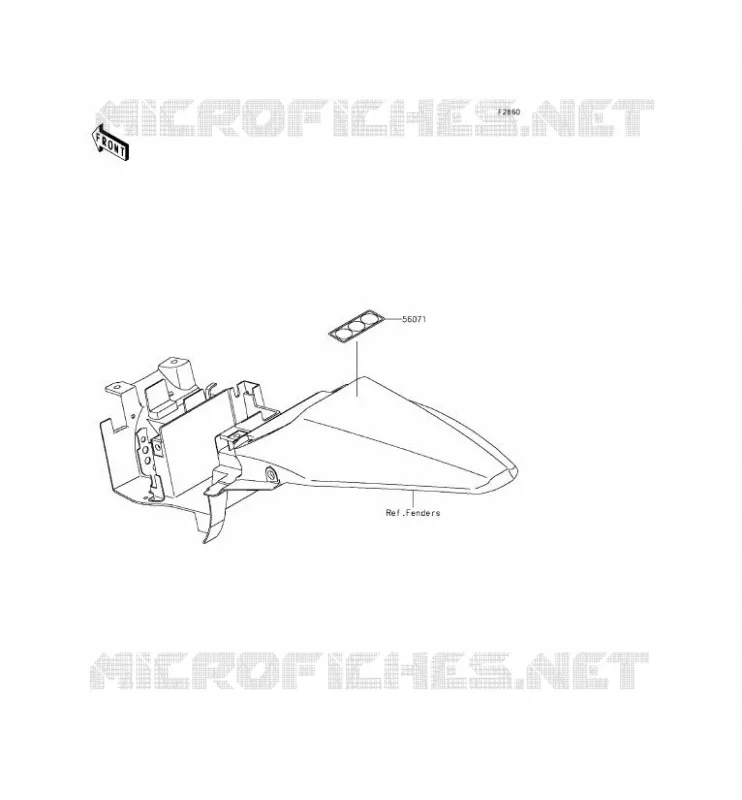LABELS Kawasaki TOUT-TERRAIN 110 2015 KLX110  KLX110CFF