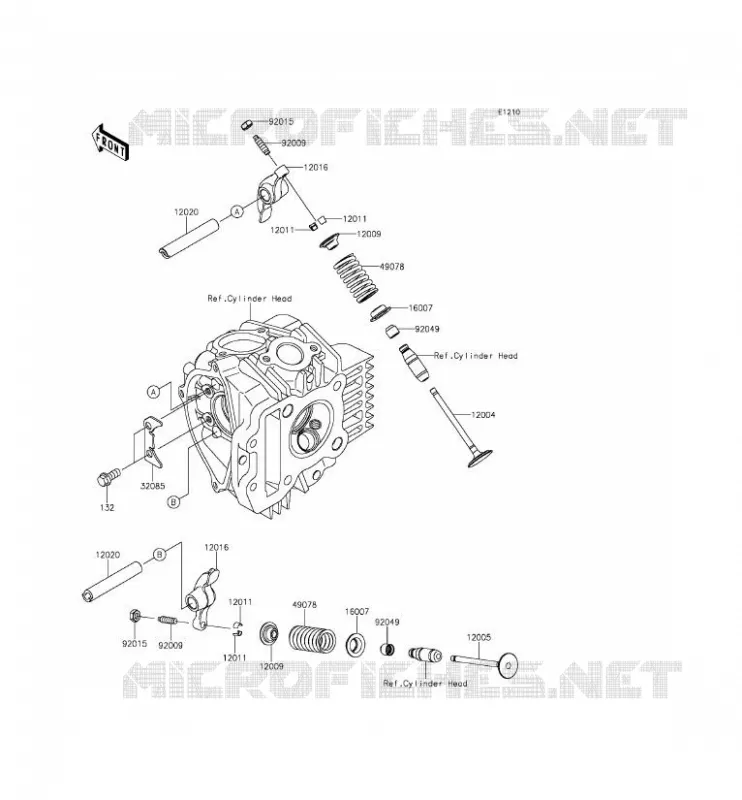 VALVE Kawasaki TOUT-TERRAIN 110 2015 KLX110  KLX110CFF
