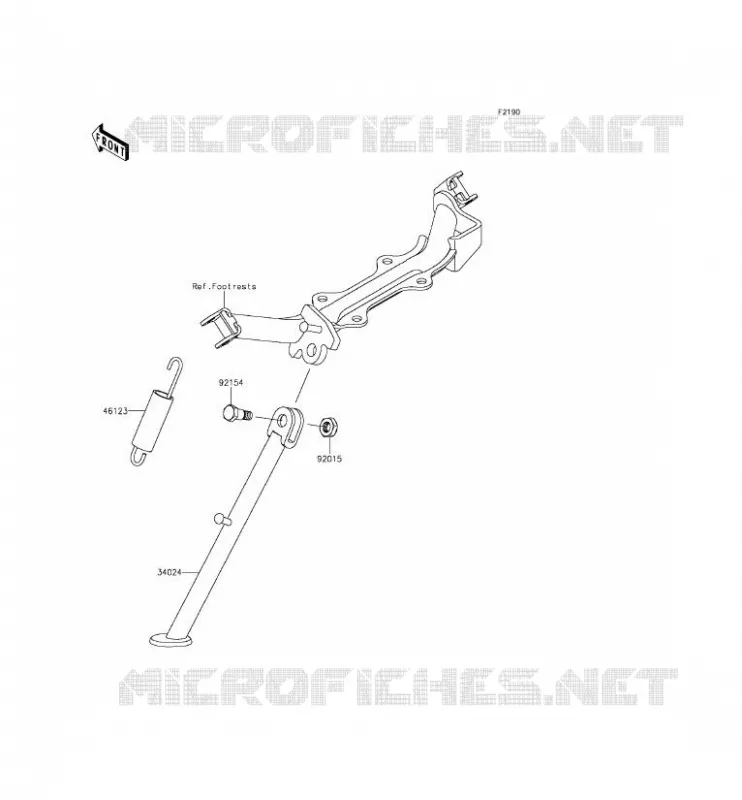 STAND Kawasaki TOUT-TERRAIN 110 2016 KLX110  KLX110CGF