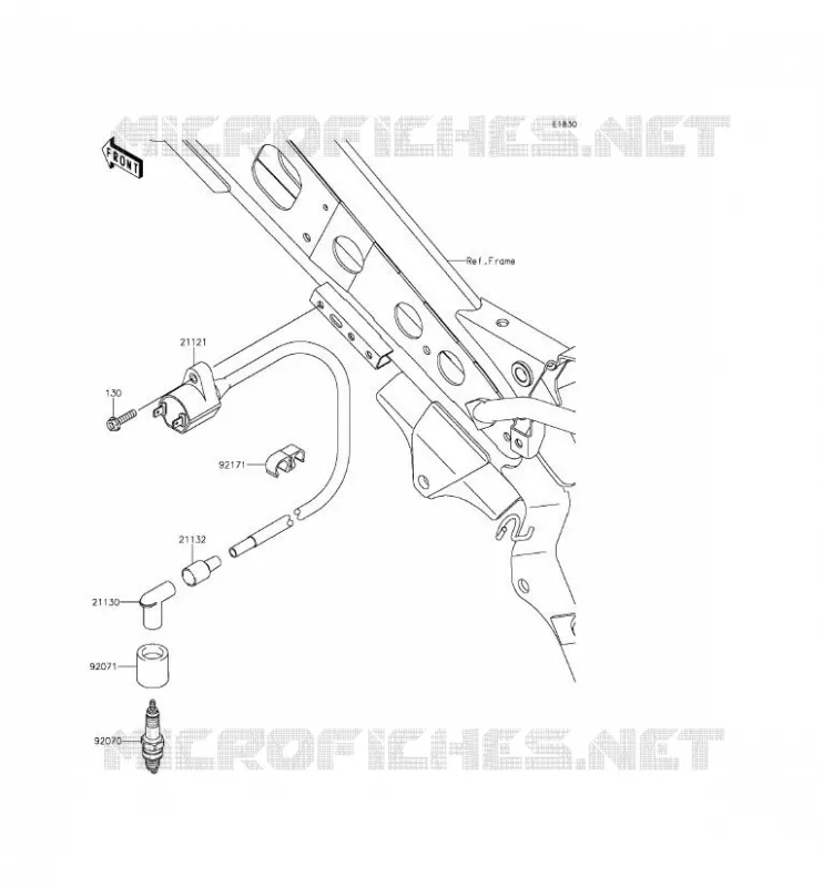 IGNITION SYSTEM Kawasaki TOUT-TERRAIN 110 2016 KLX110  KLX110CGF