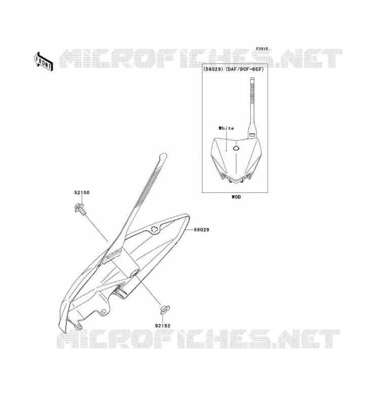ACCESSORY Kawasaki TOUT-TERRAIN 110 2011 KLX110L  KLX110DBF
