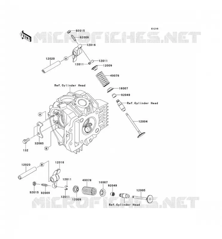 VALVE Kawasaki TOUT-TERRAIN 110 2011 KLX110L  KLX110DBF