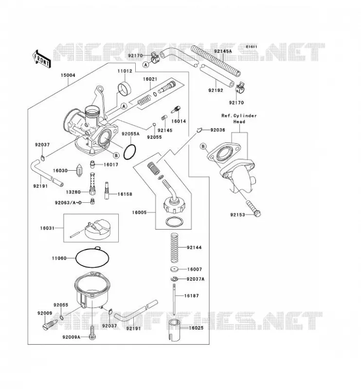 CARBURETOR Kawasaki TOUT-TERRAIN 110 2012 KLX110L  KLX110DCF
