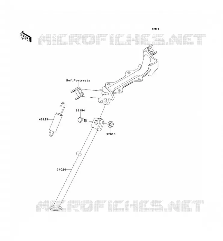 STAND Kawasaki TOUT-TERRAIN 110 2013 KLX110L  KLX110DDF