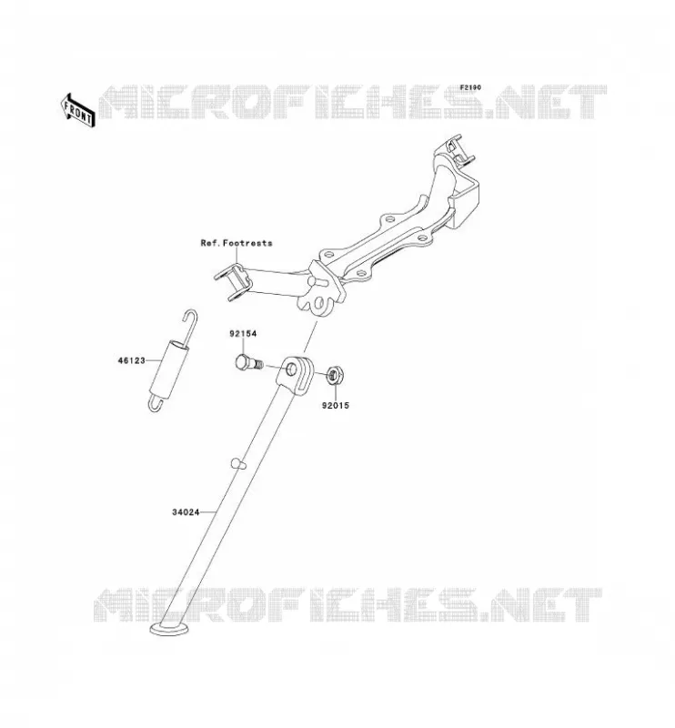 STAND Kawasaki TOUT-TERRAIN 110 2014 KLX110L  KLX110DEF