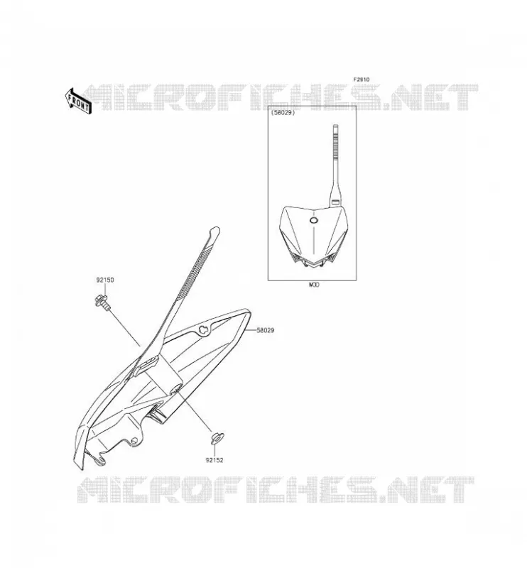 ACCESSORY Kawasaki TOUT-TERRAIN 110 2015 KLX110L  KLX110DFF
