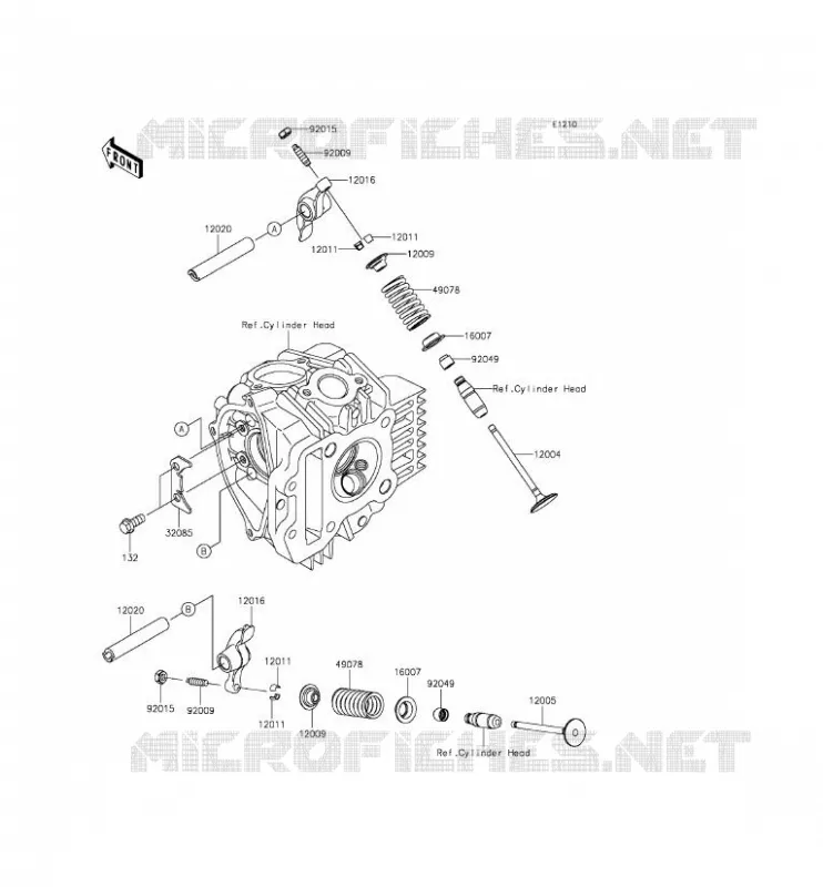 VALVE Kawasaki TOUT-TERRAIN 110 2015 KLX110L  KLX110DFF