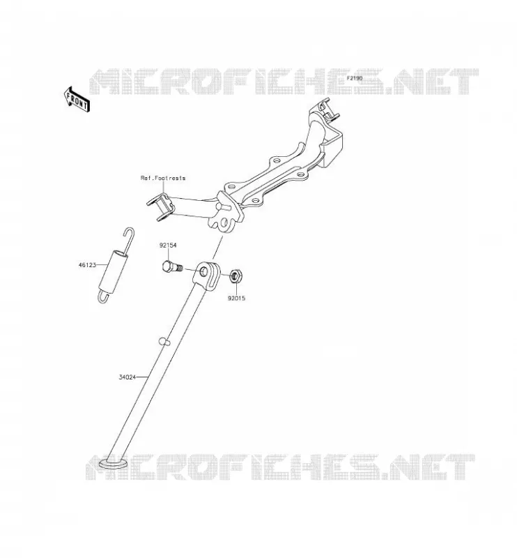 STAND Kawasaki TOUT-TERRAIN 110 2016 KLX110L  KLX110DGF