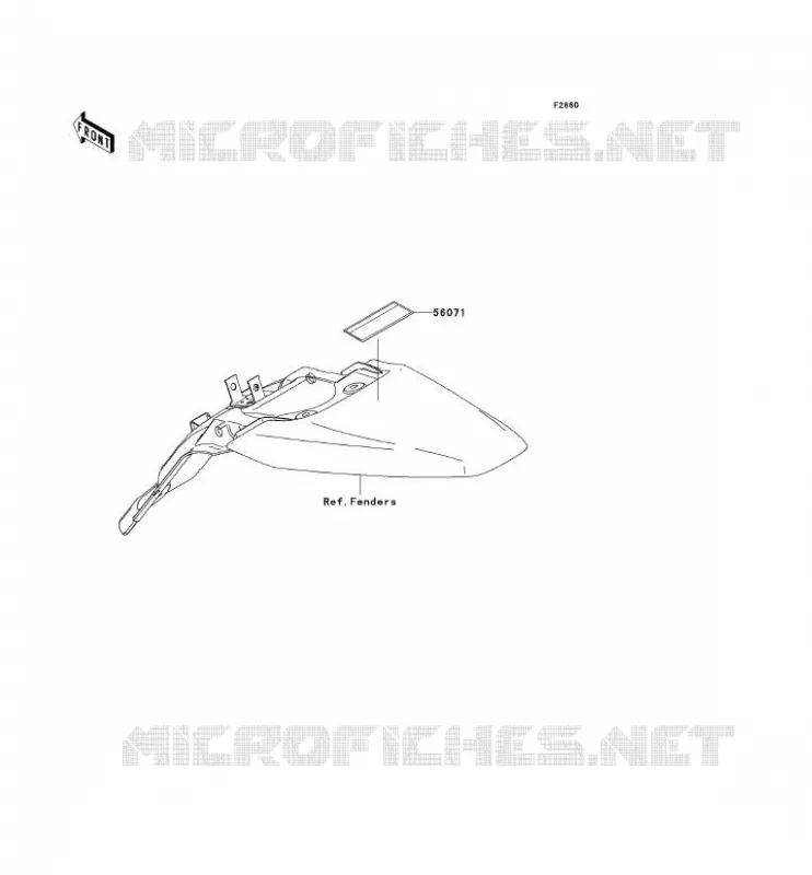 LABELS Kawasaki TOUT-TERRAIN 140 2008 KLX140  KLX140A8F