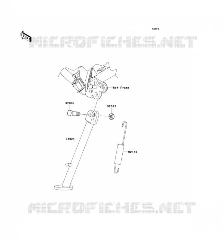 STAND Kawasaki TOUT-TERRAIN 140 2009 KLX140  KLX140A9F