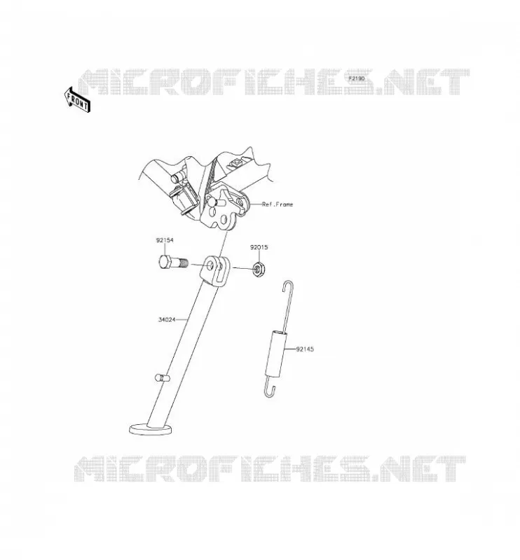 STAND Kawasaki TOUT-TERRAIN 140 2012 KLX140  KLX140ACF
