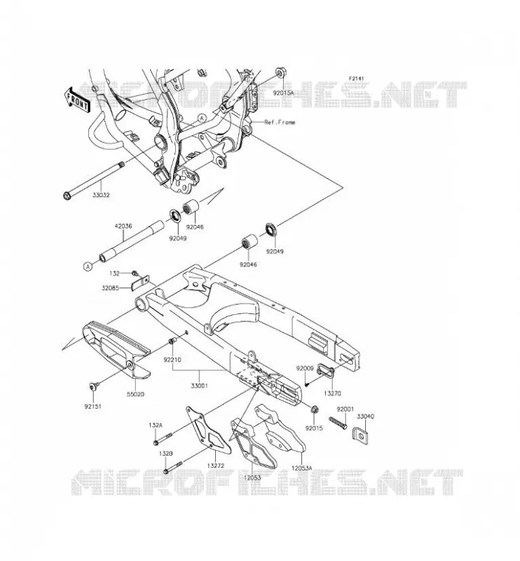 SWINGARM Kawasaki TOUT-TERRAIN 140 2012 KLX140  KLX140ACF