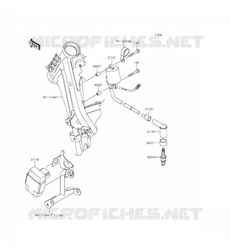 IGNITION SYSTEM Kawasaki TOUT-TERRAIN 140 2014 KLX140  KLX140AEF