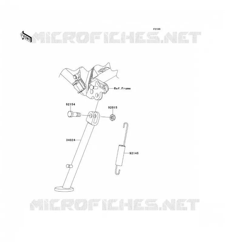 STAND Kawasaki TOUT-TERRAIN 140 2008 KLX140L  KLX140B8F