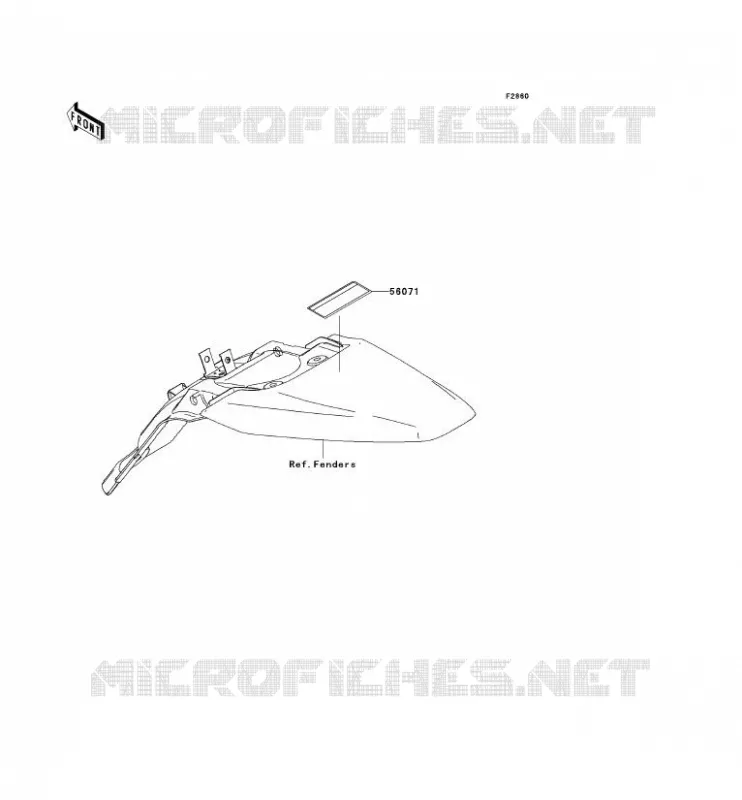 LABELS Kawasaki TOUT-TERRAIN 140 2009 KLX140L  KLX140B9F