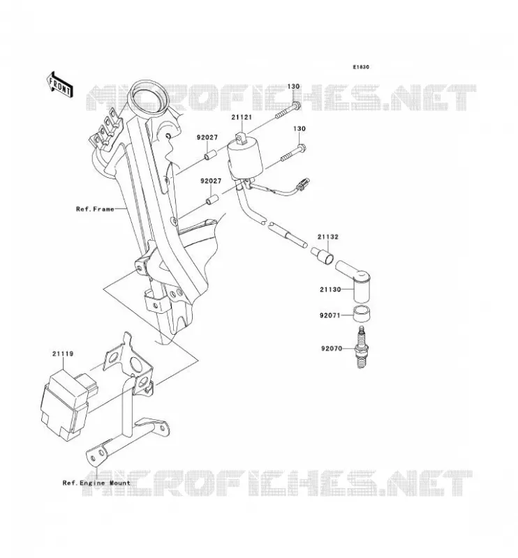 IGNITION SYSTEM Kawasaki TOUT-TERRAIN 140 2009 KLX140L  KLX140B9F