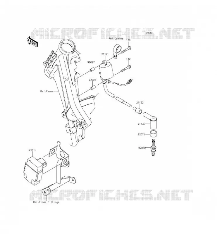 IGNITION SYSTEM Kawasaki TOUT-TERRAIN 140 2012 KLX140L  KLX140BCF