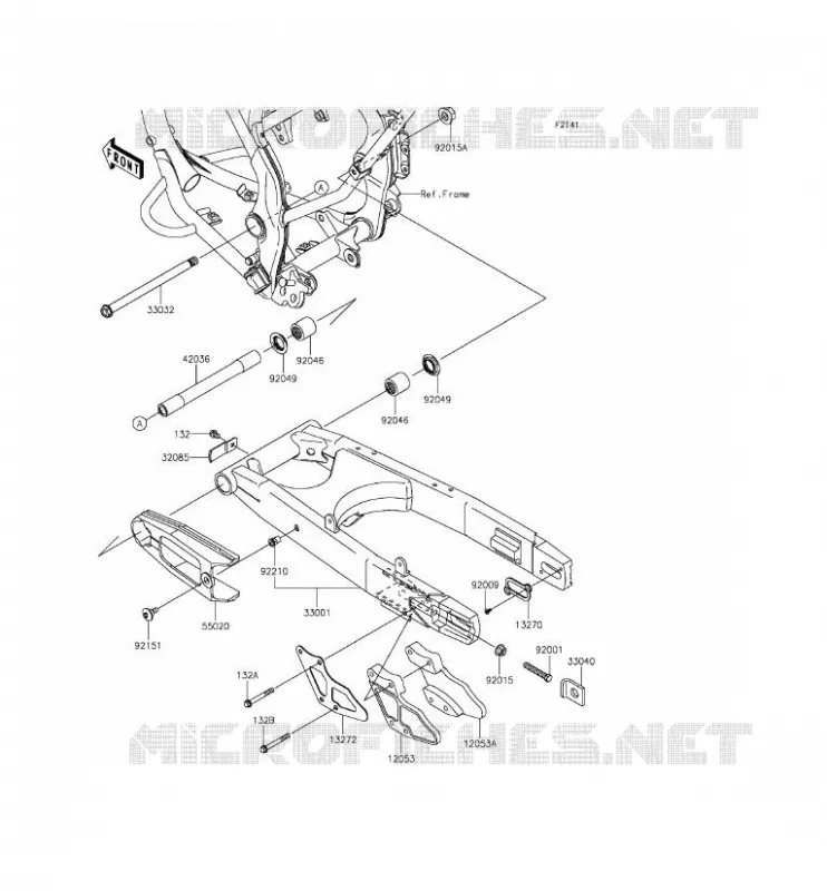SWINGARM Kawasaki TOUT-TERRAIN 140 2012 KLX140L  KLX140BCF
