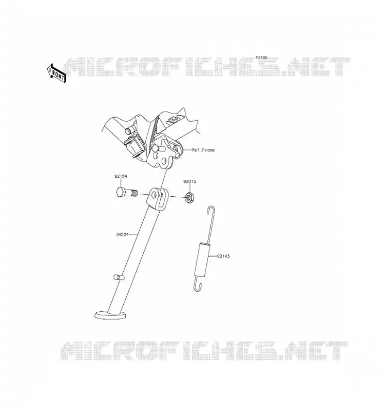 STAND Kawasaki TOUT-TERRAIN 140 2014 KLX140L  KLX140BEF