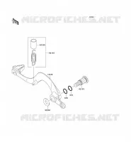 BRAKE PEDAL voor Kawasaki KLX450R 2008