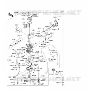 CARBURETOR voor Kawasaki KLX450R 2008