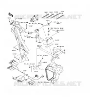 CHASSIS ELECTRICAL EQUIPMENT voor Kawasaki KLX450R 2008
