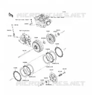 CLUTCH voor Kawasaki KLX450R 2008