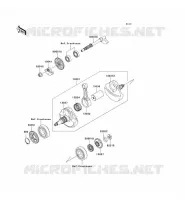 CRANKSHAFT voor Kawasaki KLX450R 2008