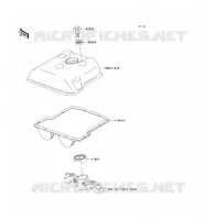 CYLINDER HEAD COVER voor Kawasaki KLX450R 2008