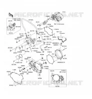 ENGINE COVERS voor Kawasaki KLX450R 2008